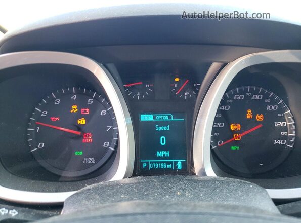 2GNALDEK8H1559073 2017 CHEVROLET EQUINOX Gray Instrument cluster view