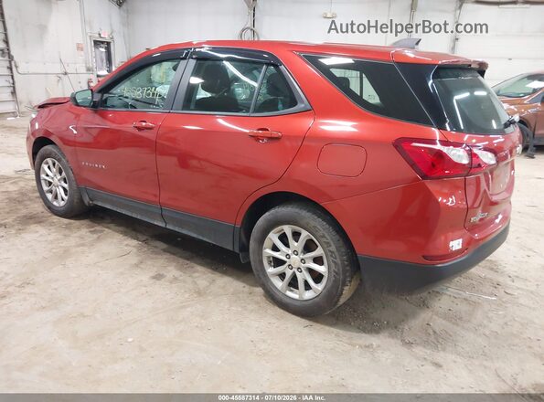 2GNAXHEV0L6180635 2020 CHEVROLET EQUINOX Orange Հետևի ձախ