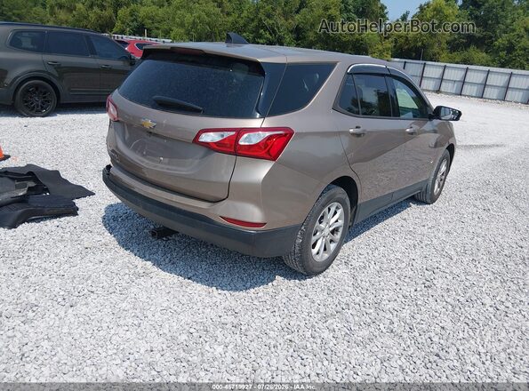 2GNAXHEV1K6287952 2019 CHEVROLET EQUINOX Желто-коричневый Задняя правая четверть