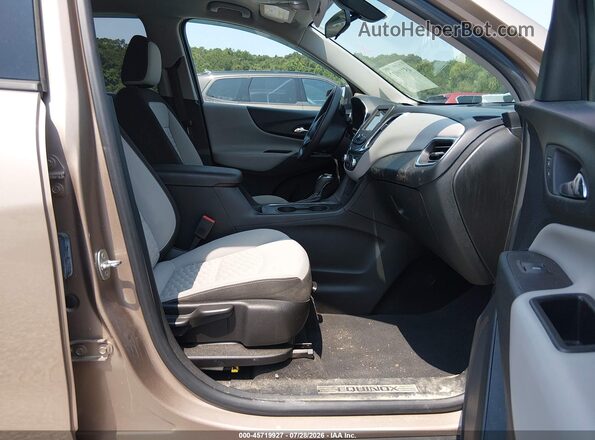 2GNAXHEV1K6287952 2019 CHEVROLET EQUINOX Желто-коричневый Вид салона спереди
