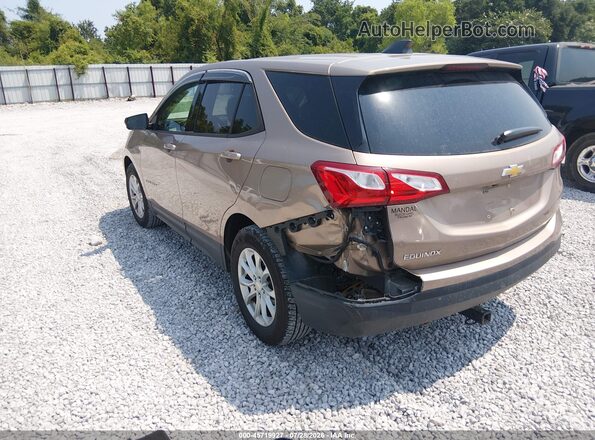 2GNAXHEV1K6287952 2019 CHEVROLET EQUINOX Желто-коричневый Задняя левая четверть