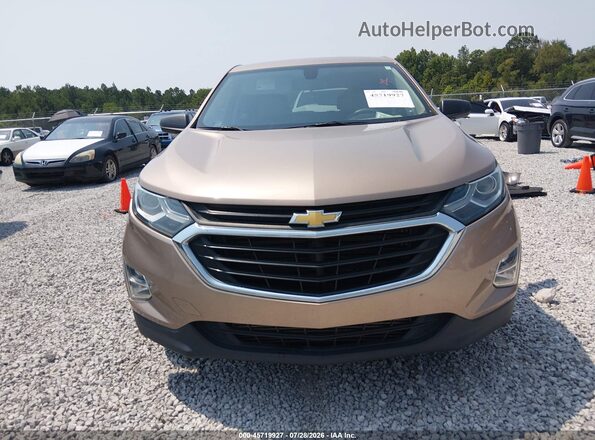 2GNAXHEV1K6287952 2019 CHEVROLET EQUINOX Желто-коричневый Вид щитка приборов