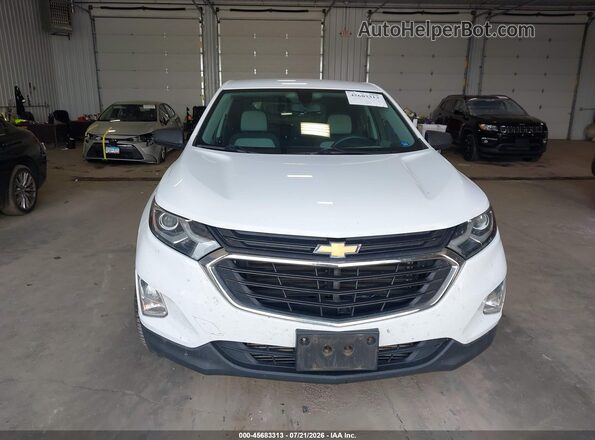 2GNAXHEV3J6345221 2018 CHEVROLET EQUINOX White Вид щитка приладів