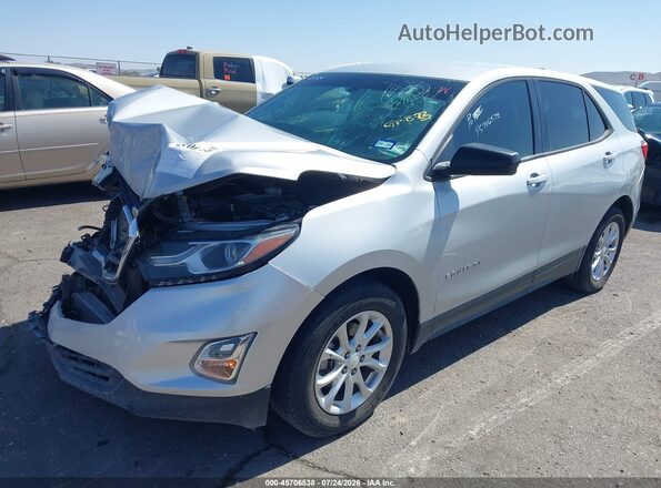 2GNAXHEV4J6343929 2018 CHEVROLET EQUINOX Silver Front left
