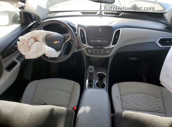 2GNAXHEV5J6222990 2018 CHEVROLET EQUINOX Silver წინა პანელის ხედი