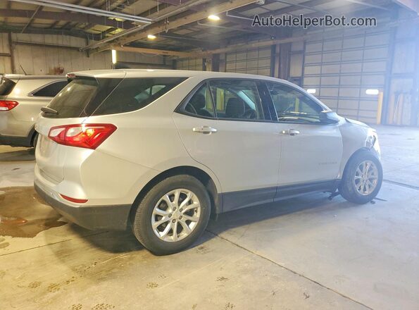 2GNAXHEV6J6122221 2018 CHEVROLET EQUINOX Silver Rear right