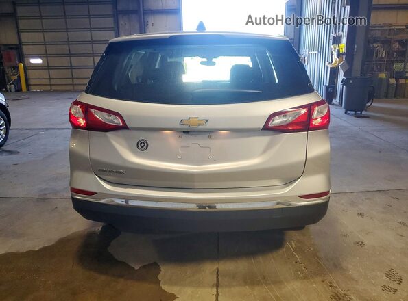 2GNAXHEV6J6122221 2018 CHEVROLET EQUINOX Silver Rear view