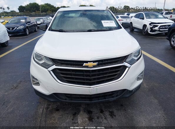 2GNAXHEV7J6208816 2018 CHEVROLET EQUINOX White Вид щитка приладів