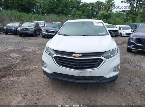 2GNAXHEV7J6226023 2018 CHEVROLET EQUINOX White წინა პანელის ხედი