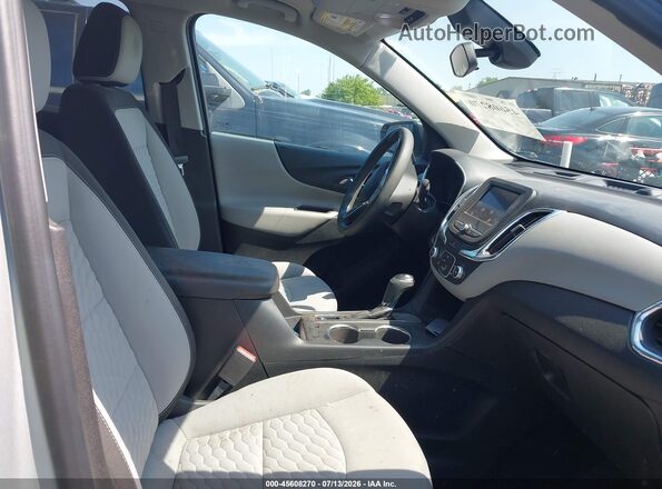 2GNAXHEV7L6165405 2020 CHEVROLET EQUINOX Серебряный Вид салона спереди