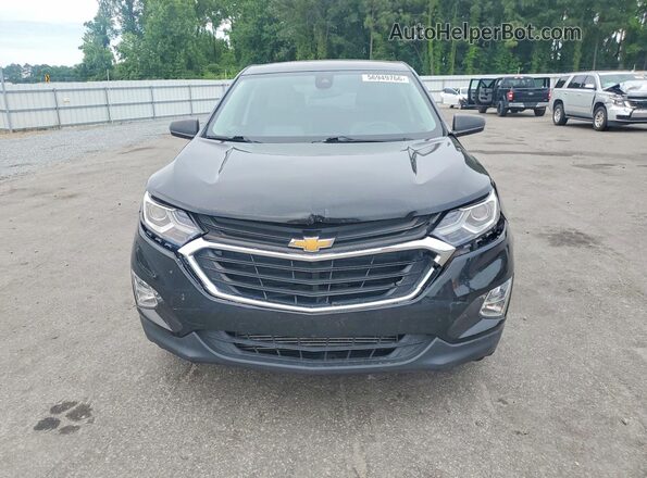 2GNAXHEVXM6154223 2021 CHEVROLET EQUINOX Black Front view