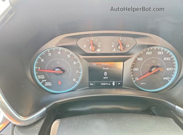 2GNAXJEV1J6288024 2018 CHEVROLET EQUINOX Black Instrument cluster view