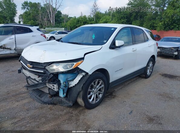 2GNAXJEV2J6193908 2018 CHEVROLET EQUINOX White Vista tres cuartos delantera izquierda