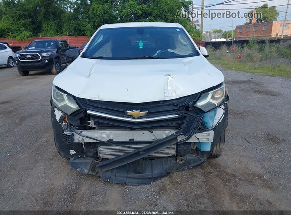 2GNAXJEV2J6193908 2018 CHEVROLET EQUINOX White Vista del cuadro de instrumentos