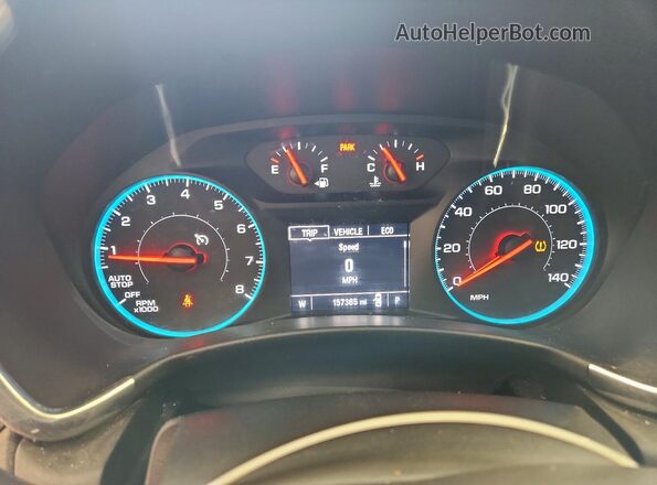 2GNAXJEV2J6204857 2018 CHEVROLET EQUINOX Gray Սարքավորումների վահանակի տեսք
