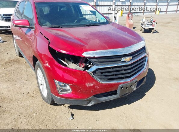 2GNAXJEV2J6342222 2018 CHEVROLET EQUINOX Maroon Widok z przodu