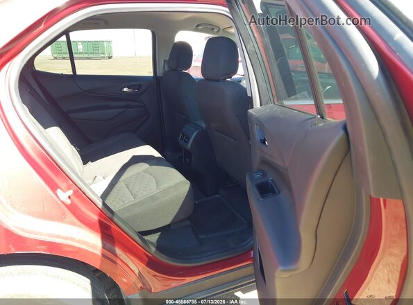 2GNAXJEV2J6342222 2018 CHEVROLET EQUINOX Maroon Widok naklejki z numerem VIN