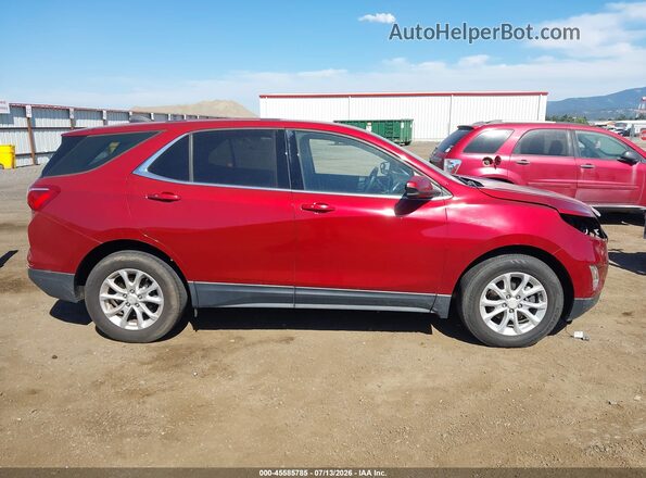 2GNAXJEV2J6342222 2018 CHEVROLET EQUINOX Maroon Widok wnętrza z tyłu