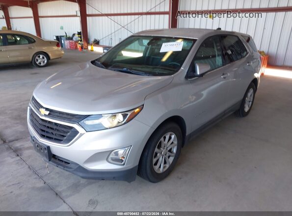 2GNAXJEV2K6106347 2019 CHEVROLET EQUINOX Серебряный Передняя левая четверть
