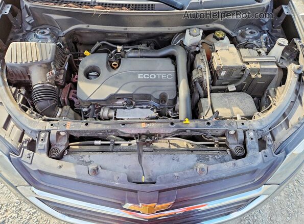 2GNAXJEV3J6270107 2018 CHEVROLET EQUINOX Charcoal Engine compartment view