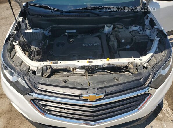 2GNAXJEV3J6271547 2018 CHEVROLET EQUINOX White Engine compartment view