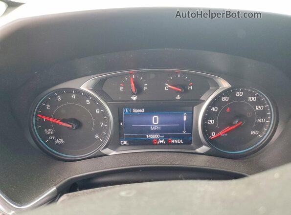 2GNAXJEV3L6135938 2020 CHEVROLET EQUINOX Blue Widok zestawu wskaźników