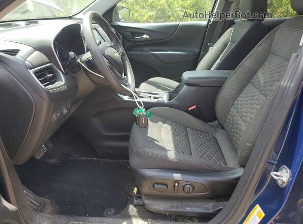 2GNAXJEV3L6136314 2020 CHEVROLET EQUINOX Синий Вид салона спереди