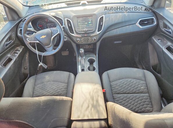 2GNAXJEV4J6194381 2018 CHEVROLET EQUINOX Black წინა პანელის ხედი