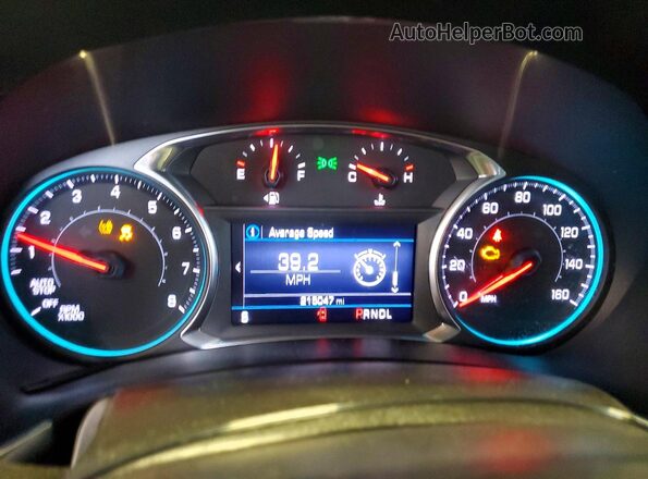 2GNAXJEV4N6138947 2022 CHEVROLET EQUINOX Серебряный Вид щитка приборов