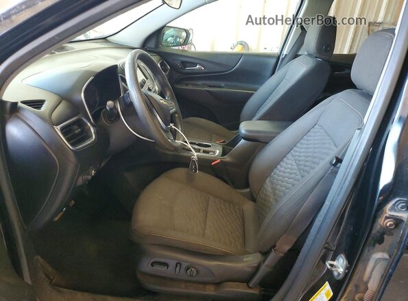 2GNAXJEV5J6186399 2018 CHEVROLET EQUINOX Black Widok wnętrza z przodu