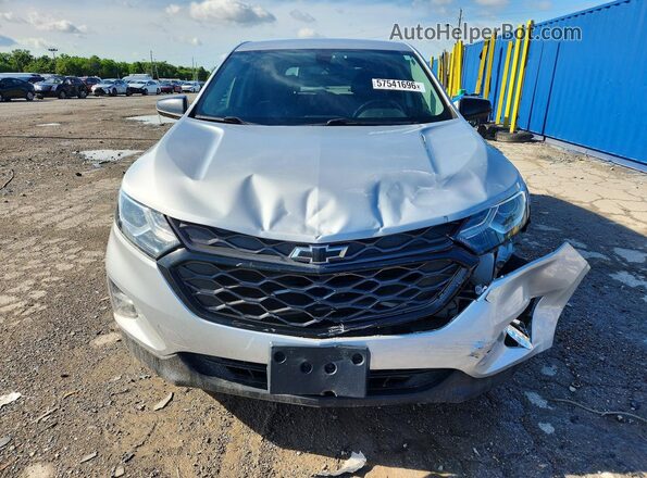 2GNAXJEV5J6341808 2018 CHEVROLET EQUINOX Silver Widok z przodu