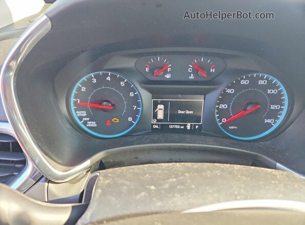2GNAXJEV5J6341808 2018 CHEVROLET EQUINOX Silver Widok zestawu wskaźników