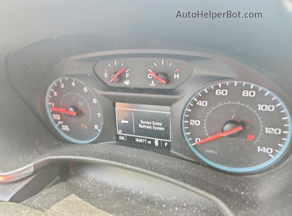 2GNAXJEV6J6184404 2018 CHEVROLET EQUINOX Gray Widok zestawu wskaźników
