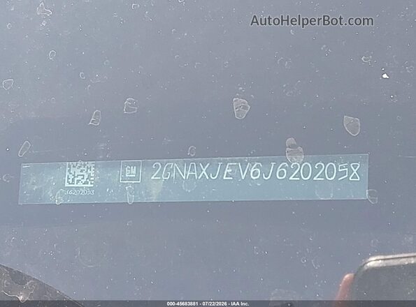 2GNAXJEV6J6202058 2018 CHEVROLET EQUINOX Белый Вид подкапотного пространства