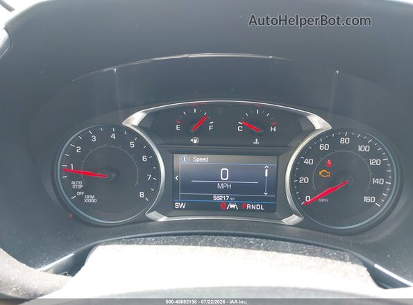 2GNAXJEV6L6134069 2020 CHEVROLET EQUINOX Dark Blue Вид задних сидений