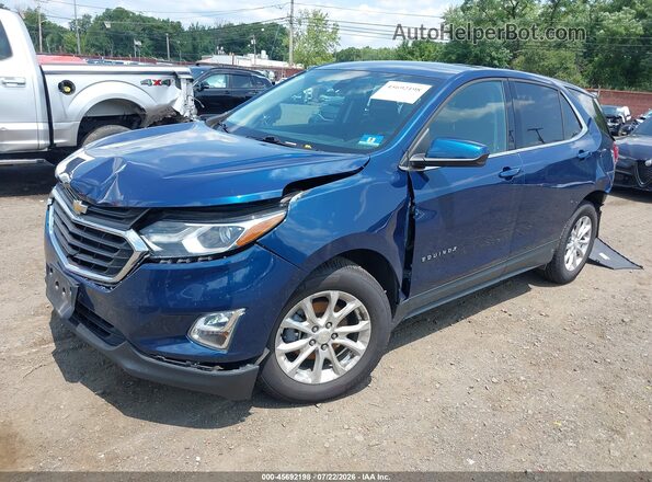 2GNAXJEV6L6134069 2020 CHEVROLET EQUINOX Dark Blue Передняя левая четверть