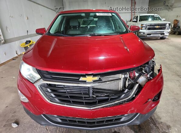 2GNAXJEV7J6110487 2018 CHEVROLET EQUINOX Red Widok z przodu