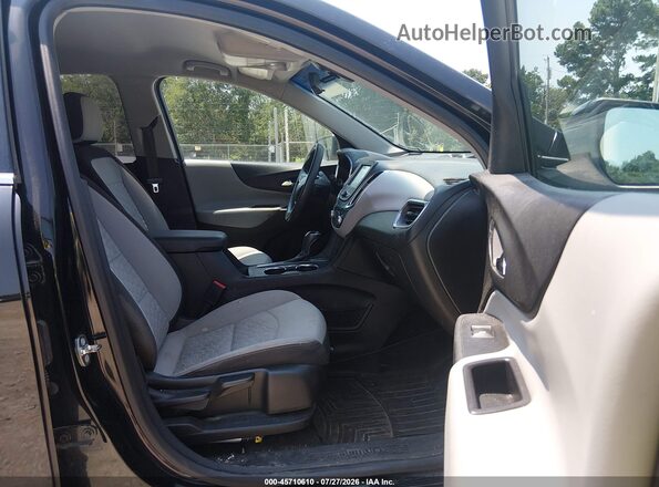 2GNAXJEV7J6254010 2018 CHEVROLET EQUINOX Черный Вид салона спереди