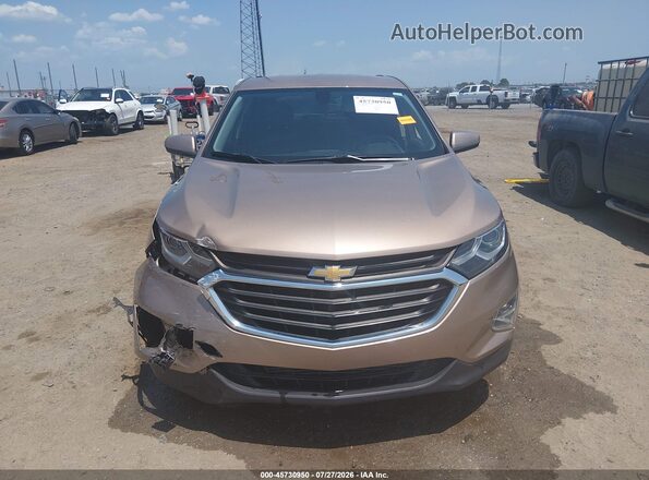 2GNAXJEV7J6262625 2018 CHEVROLET EQUINOX Коричневый Вид щитка приборов