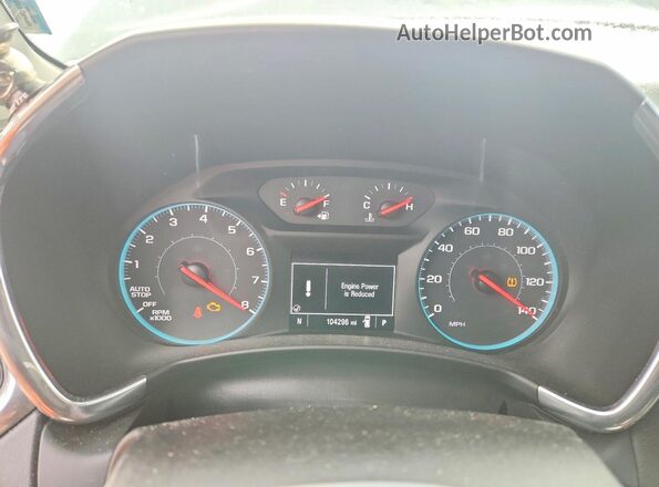 2GNAXJEV7J6336481 2018 CHEVROLET EQUINOX Silver Вид щитка приладів