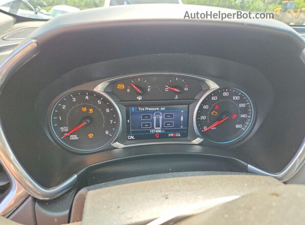 2GNAXJEV8K6163071 2019 CHEVROLET EQUINOX White Widok zestawu wskaźników