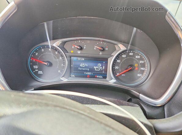 2GNAXKEV3K6300522 2019 CHEVROLET EQUINOX Tan Instrument cluster view