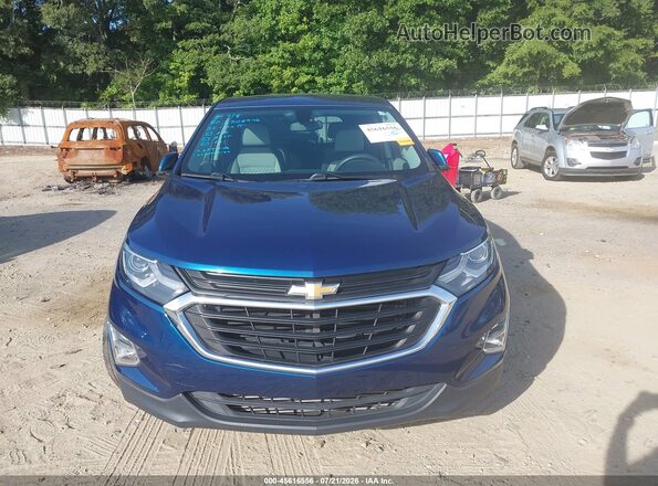 2GNAXKEV6K6127563 2019 CHEVROLET EQUINOX Синий Вид щитка приборов