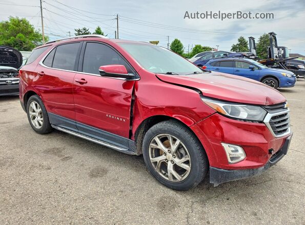 2GNAXKEX2J6215235 2018 CHEVROLET EQUINOX Maroon წინა მარჯვენა