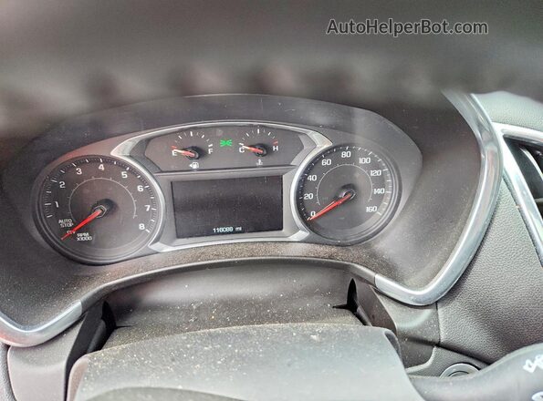 2GNAXKEX2J6215235 2018 CHEVROLET EQUINOX Maroon ხელსაწყოთა პანელის ხედი