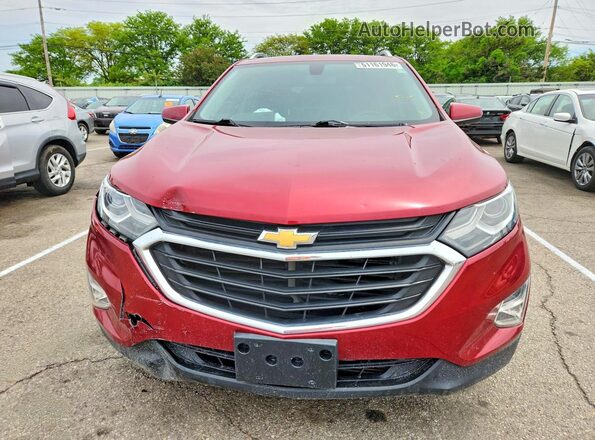 2GNAXKEX2J6215235 2018 CHEVROLET EQUINOX Maroon წინა ხედი