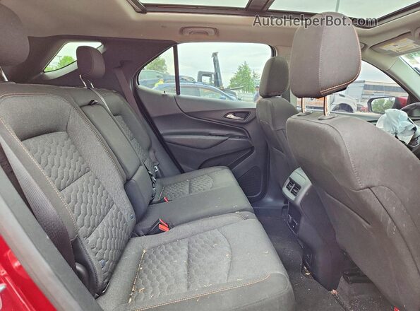 2GNAXKEX2J6215235 2018 CHEVROLET EQUINOX Maroon უკანა სალონის ხედი