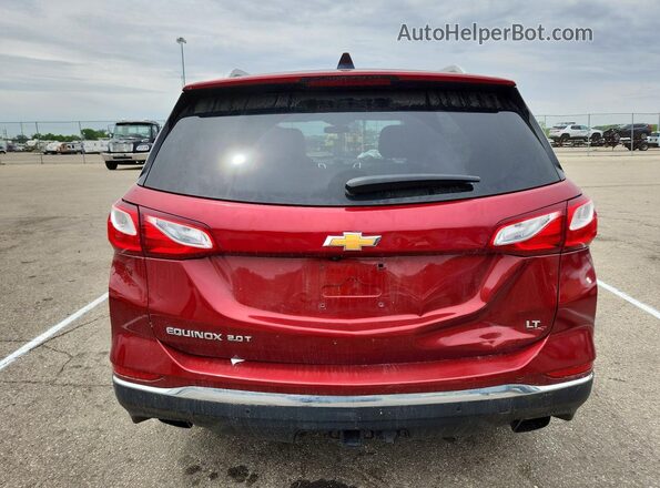 2GNAXKEX2J6215235 2018 CHEVROLET EQUINOX Maroon უკანა ხედი