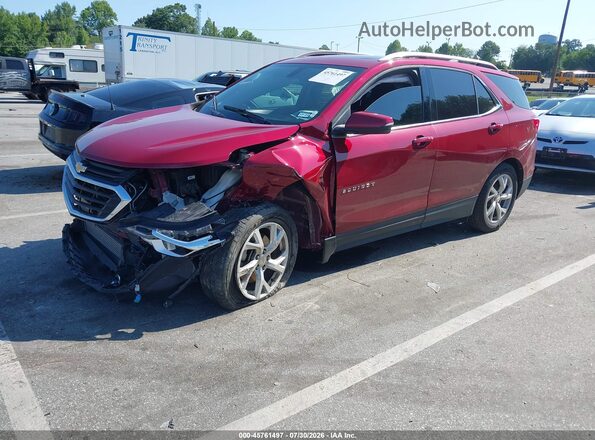 2GNAXLEX4K6133093 2019 CHEVROLET EQUINOX Красный Передняя левая четверть