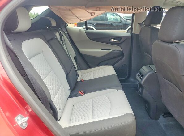 2GNAXLEX4K6181192 2019 CHEVROLET EQUINOX Red Vista interior trasera